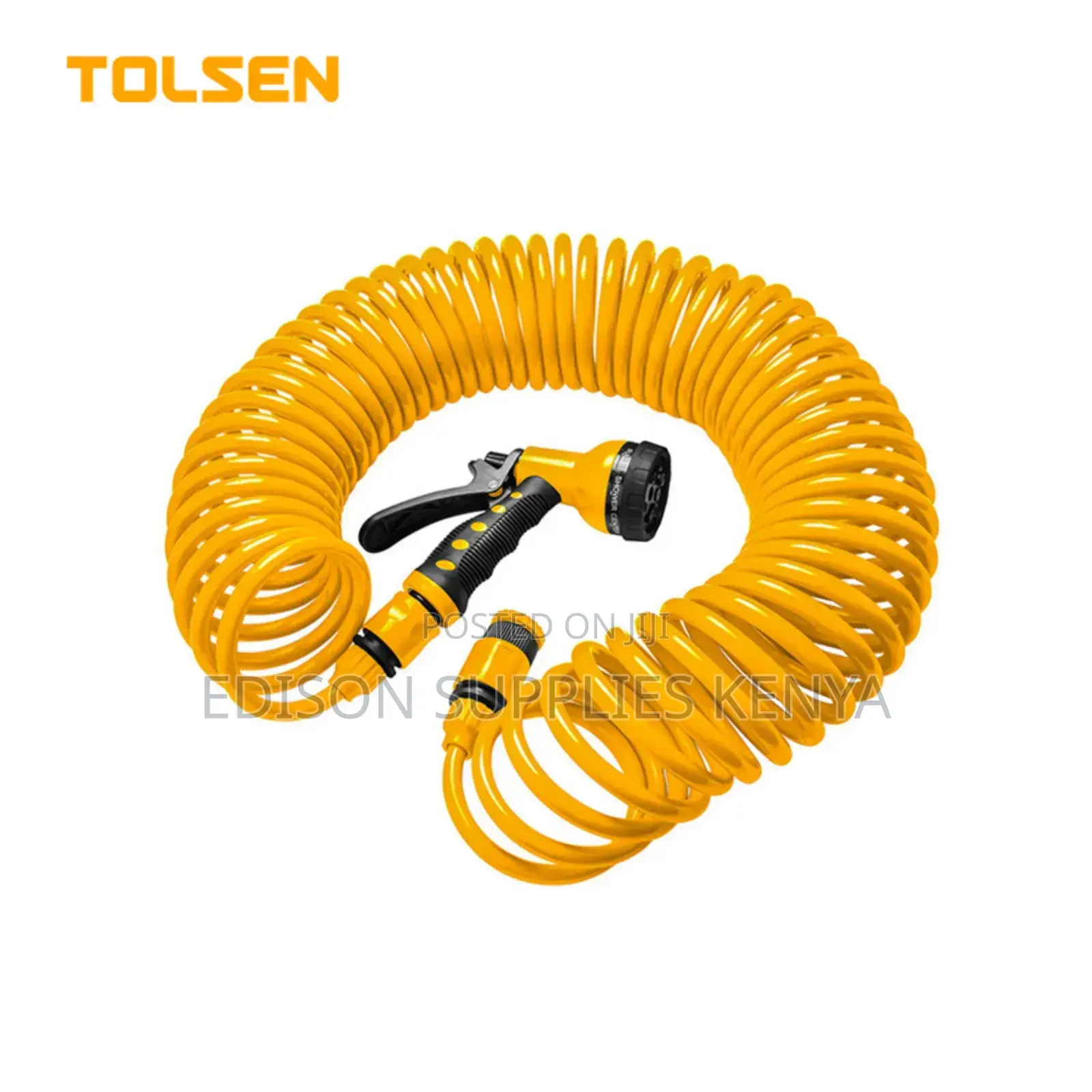 Hose Pipe 50ft Tolsen Garden Spiral Hose Pipe Wt Spray Gun
