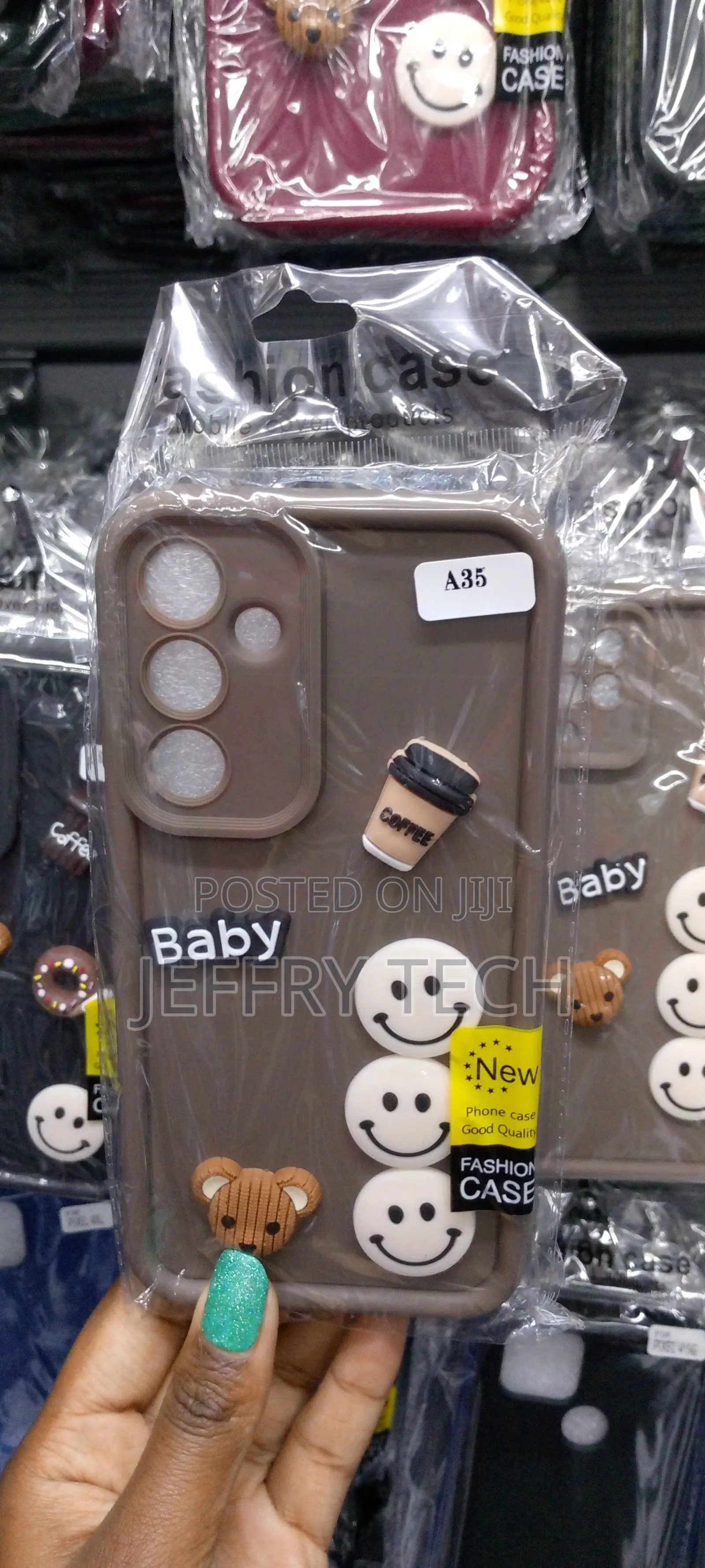 Frosted TPU Stick Doll Back Cover for Samsung A35