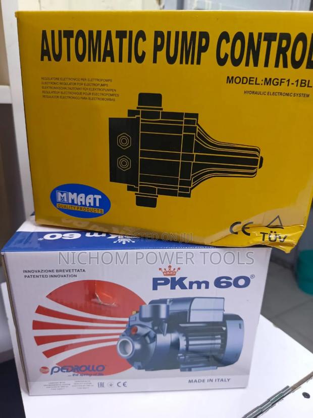 Pedrollo 0.5hp Water Pump With Pressure Control - main view