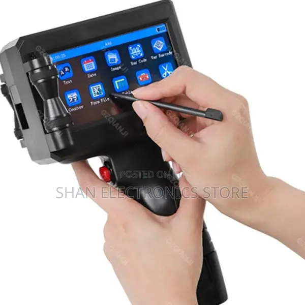 600dpi Resolution Handheld Inkjet Printer for Any Surface,.