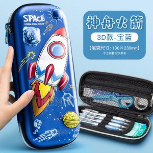 Cartoon Themed Space Pencil Pouch - thumbnail 2