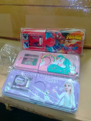 Cartoon Themed Metallic Stationery Box