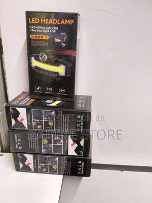 Led Headlamp With White Red Blue Light, Zoom Light, Cable - thumbnail 2