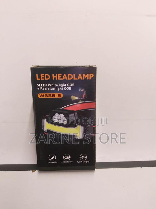 Rechargeable LED Head Torch Camping Headlights - main view