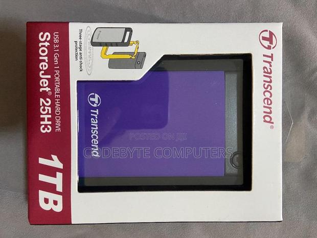 Transcend 1tb External Hdd Purple - main view