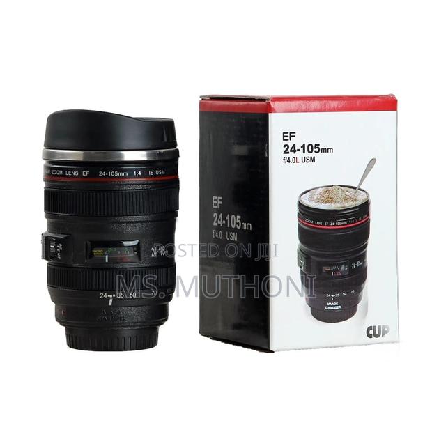 450 Ml Camera Lens Travel Thermal Mug* - thumbnail 2