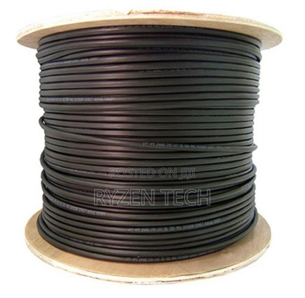 RG59 Generic Coaxial Cable for CCTV Camera (300m, Black)