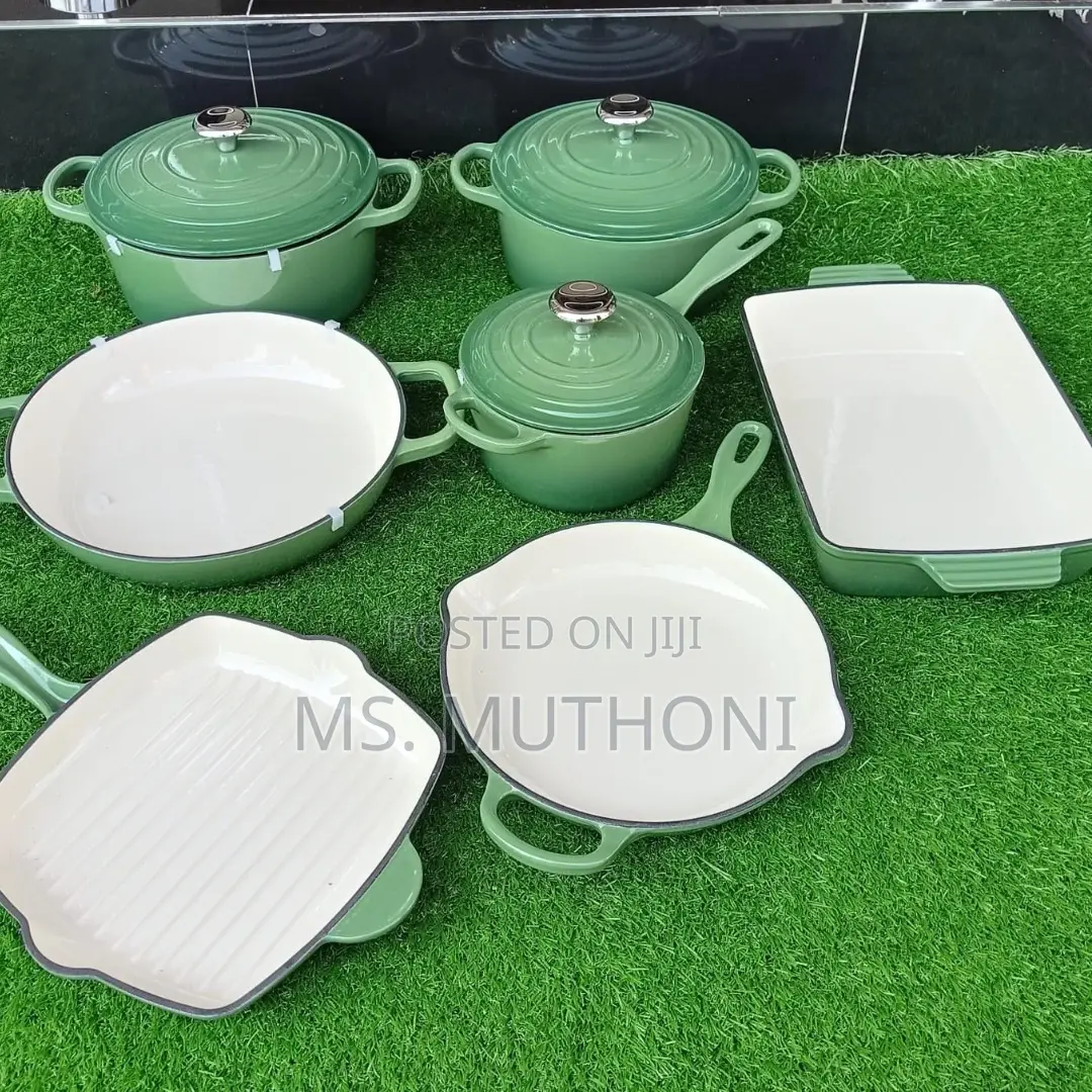 Heavy Quality Enamel Cast Iron Pots Sets
