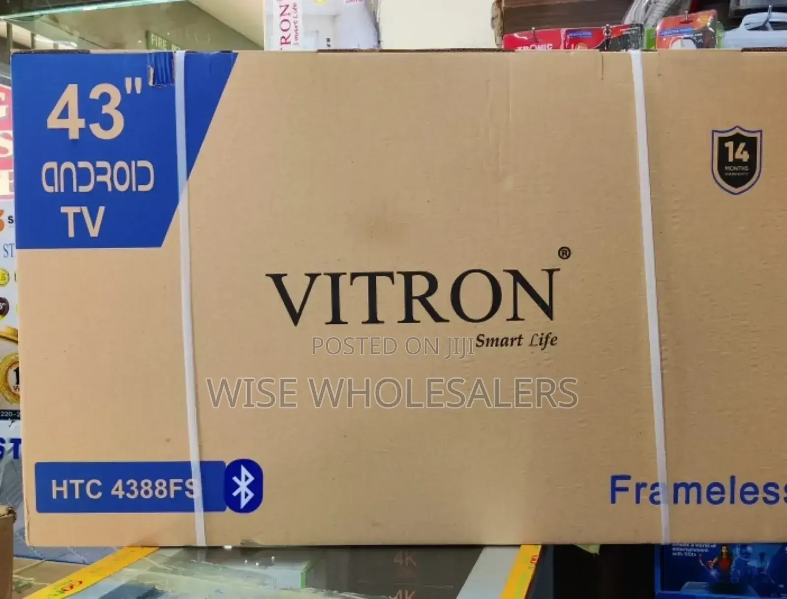 Vitron Htc4388fs - 43" Smart Android Frameless Tv - ''