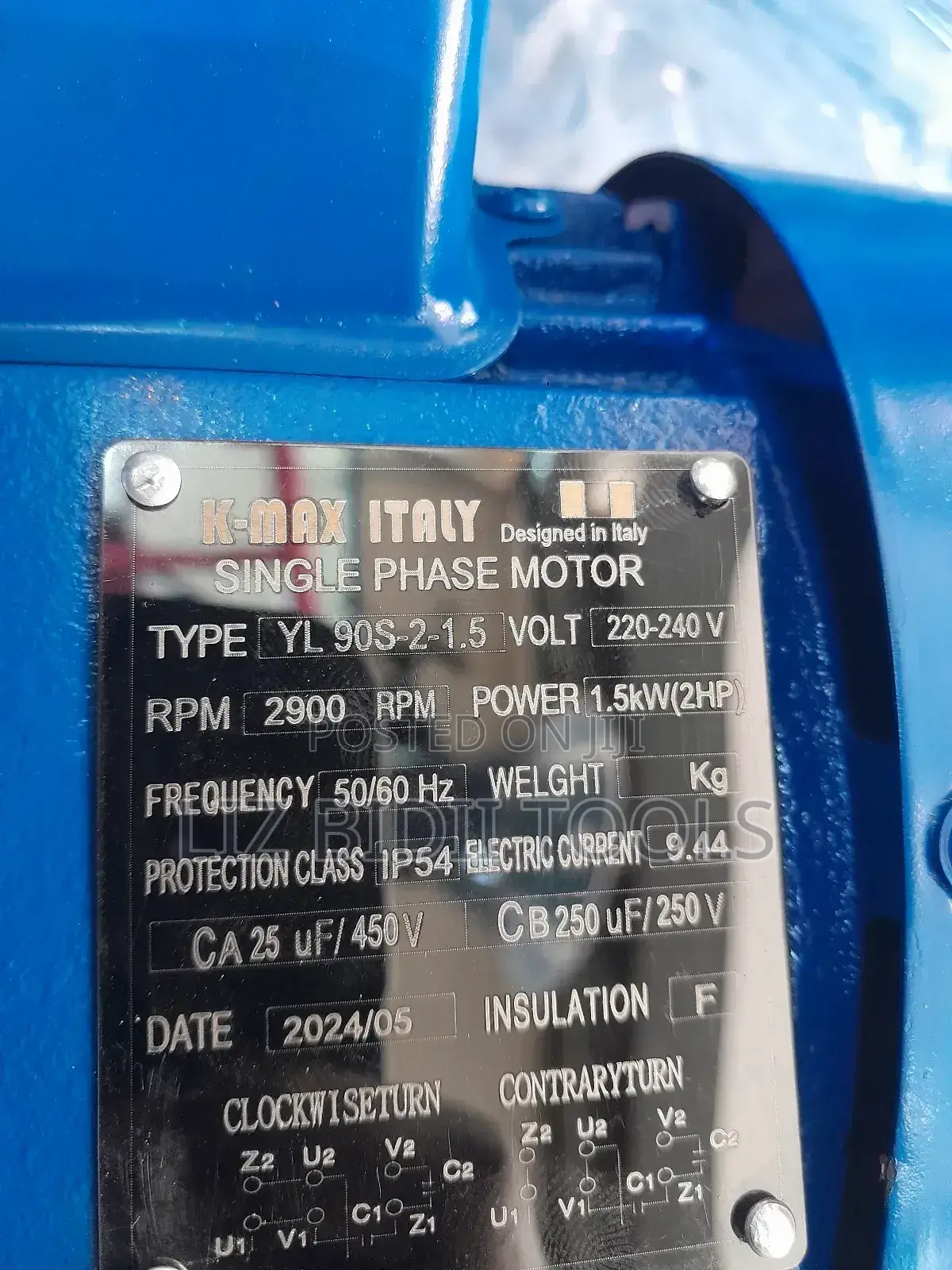 2hp Kmax High Speed Single Phase Motor in Nairobi Central