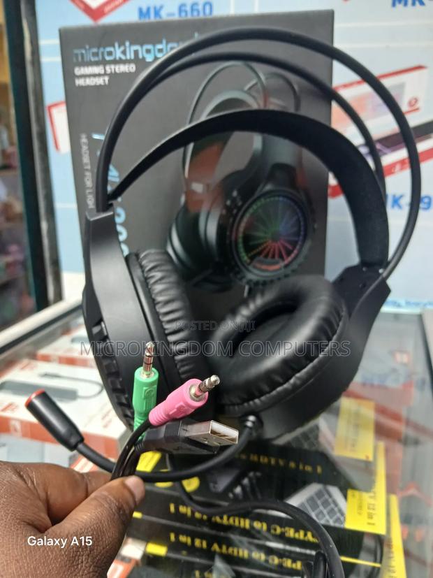 Mk 2025 Gaming Headsets With Mic - thumbnail 4