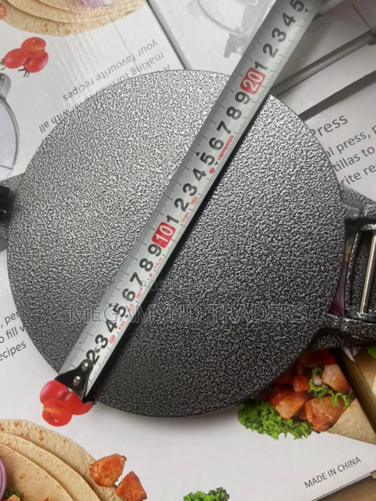 Tortilla Press/Aluminium Meat Press/Chapati Maker 20cm