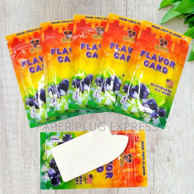 Honeypuff Blueberry Ice Mint Flavour Cards Insert Infusion - main view