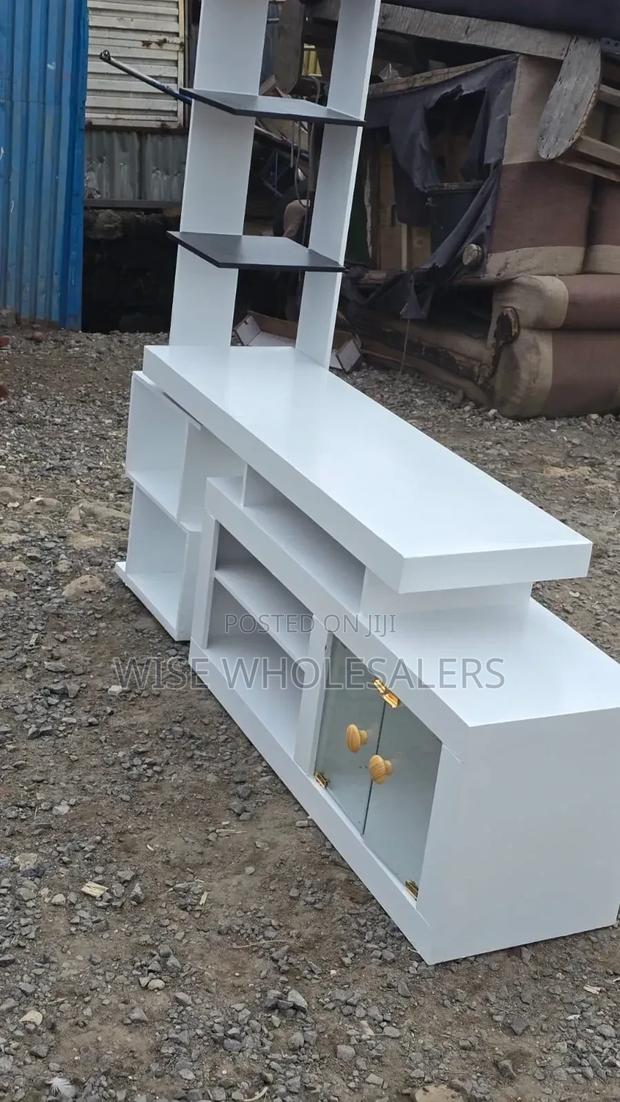 Modern Tv Stand Fitted With Led Lights