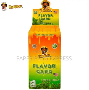 Honeypuff Pure Mint Flavour Cards Insert Infusion