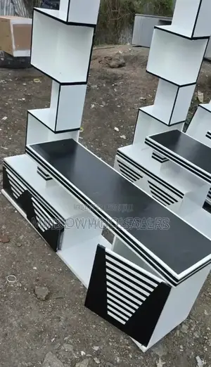 Modern Tv Stand Fitted With Led Lights√√••