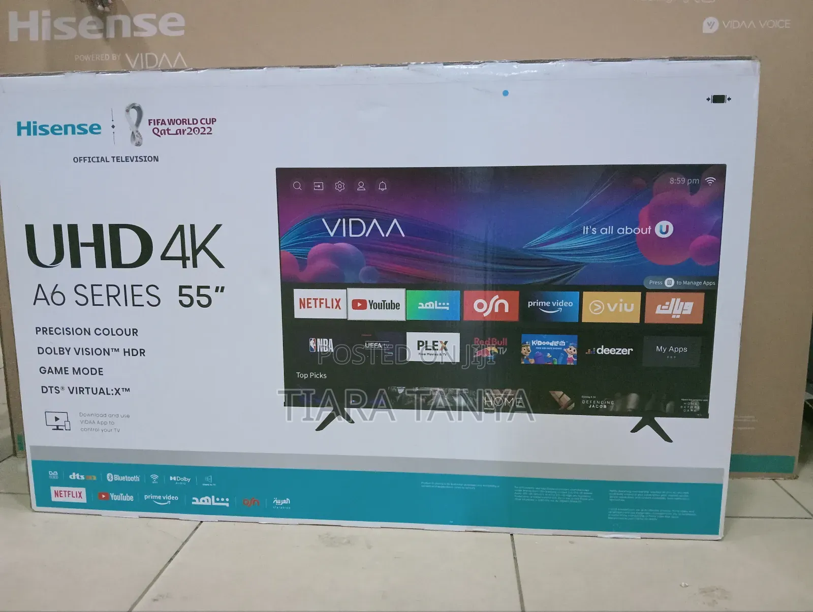 Offe Offer Hisense 55" Smart Vidaa Led Tv