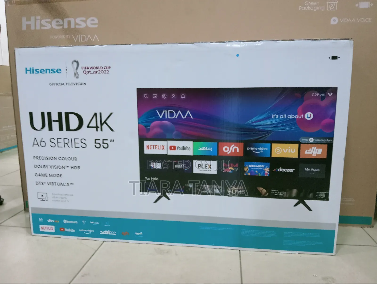 Offe Offer Hisense 55" Smart Vidaa Led Tv
