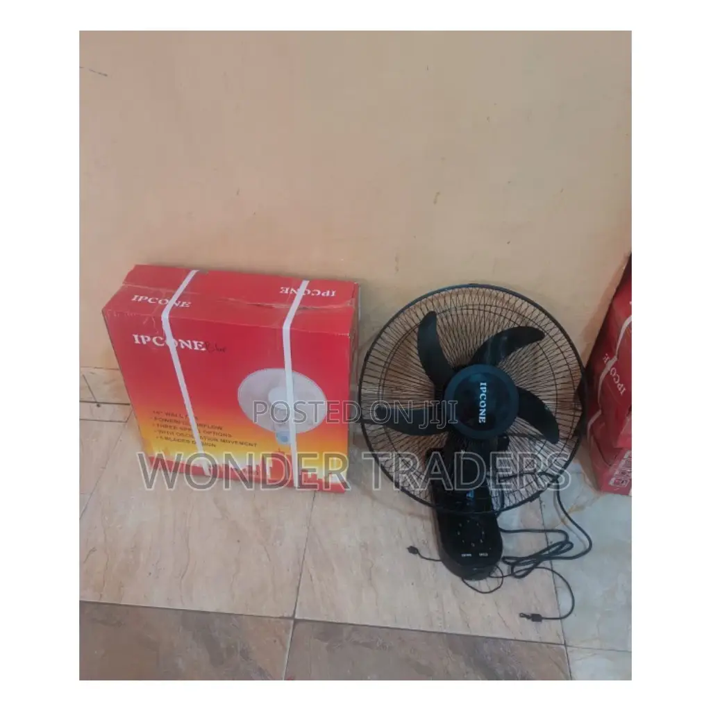 Wall Fan/ Ipcone Black Wall Fan 