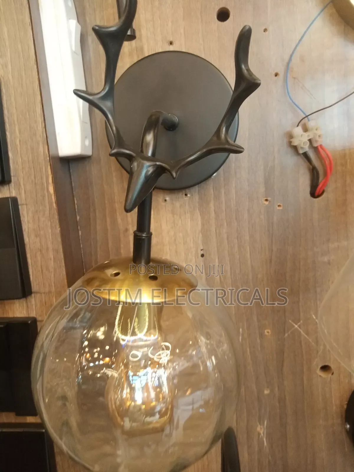 Dressing Room Loft Deer Wall Lamp Fixture