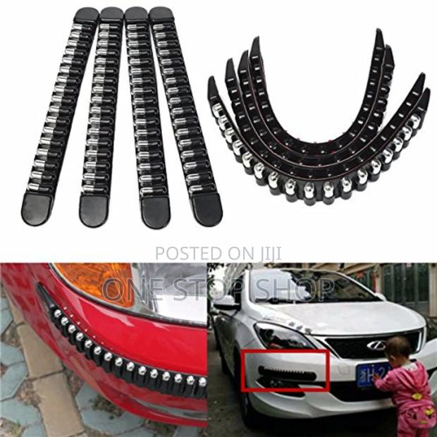 Black Corner Anti Scratch 4pc Rubber Guards