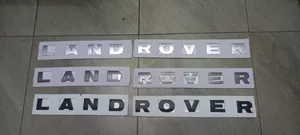 Silver or Black LAND ROVER Badge