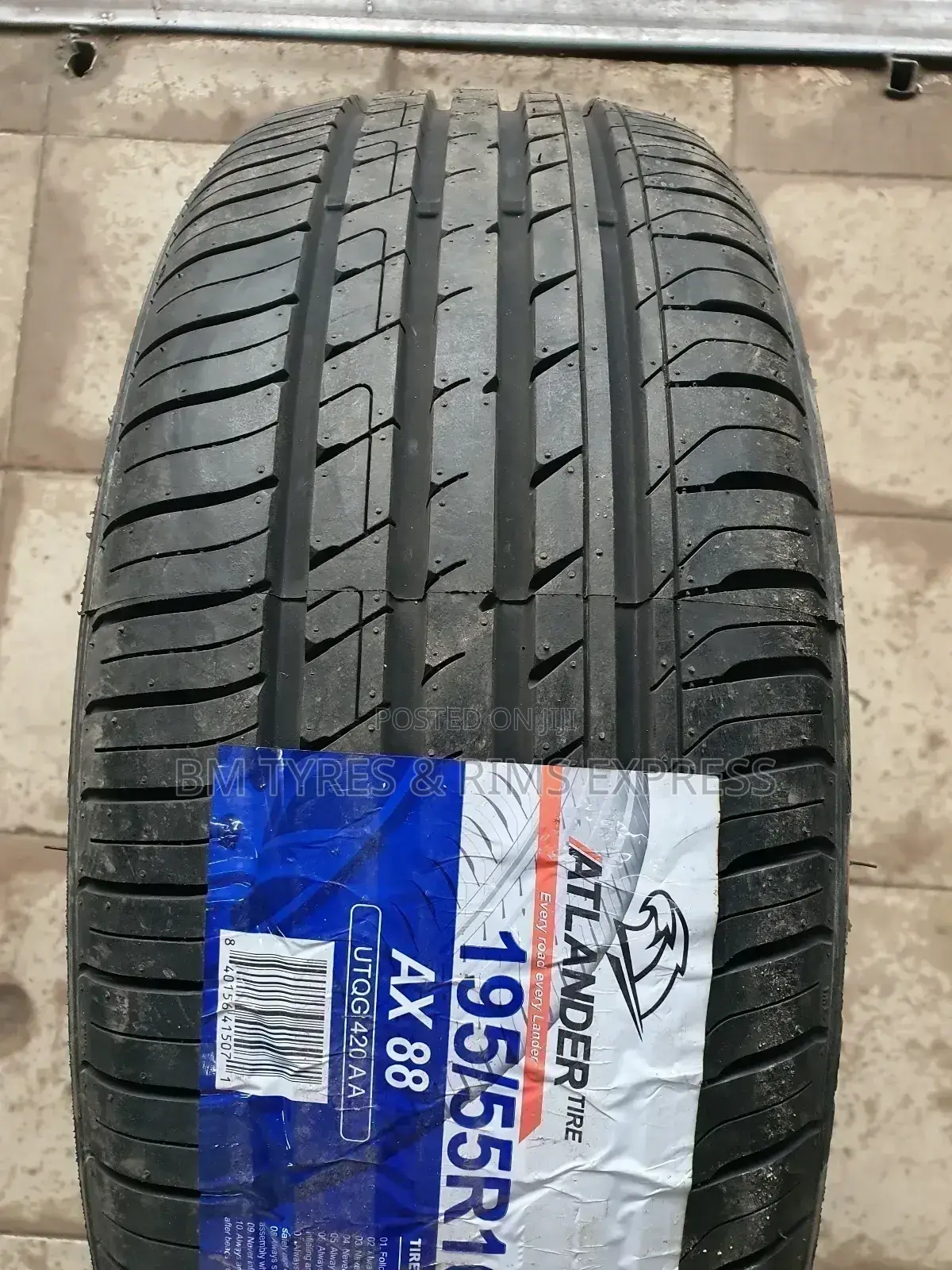 195 /55 R16 ATLANDER TYRES (Thailand)