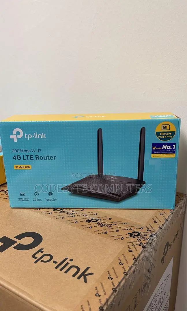 Tp Link Simcard Router MR100 4G Network