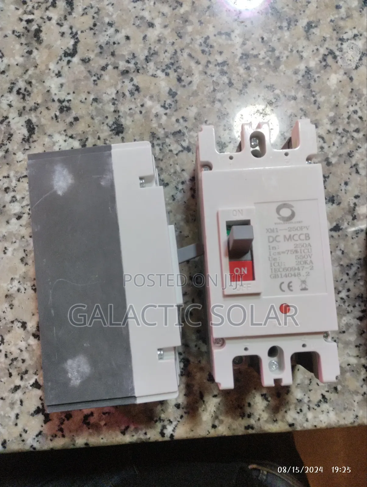 Solar McCb 250a 550vdc