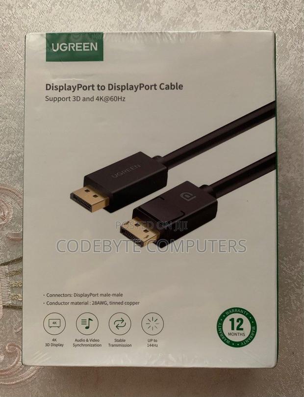 UGREEN Display Port Male to Male Cable 1.5m