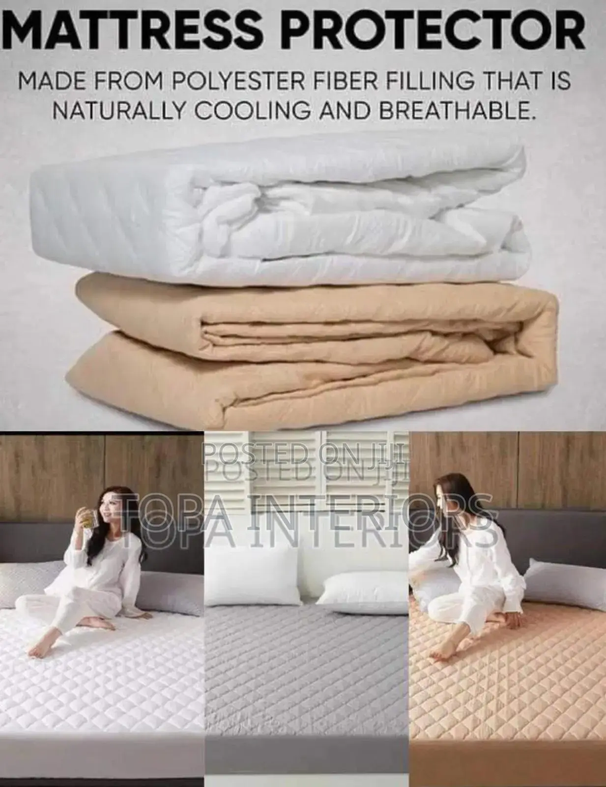 Waterproof Mattress Protectors Fitted Mattress Covers Pads