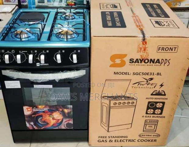 Quality 3 Electric Burner Gas With Oven - main view