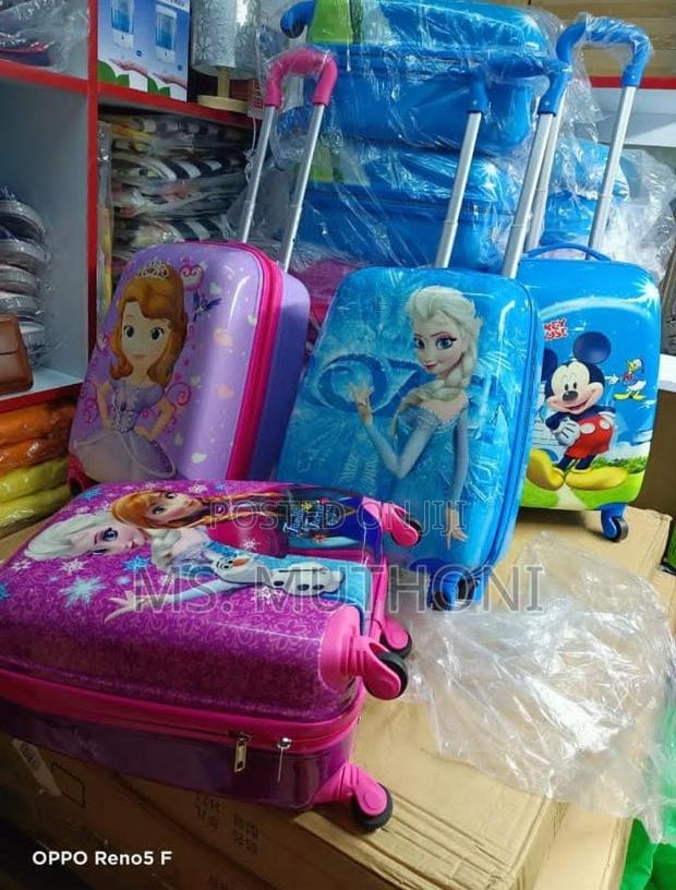 Cartoon Themed Kids Trolley Bags