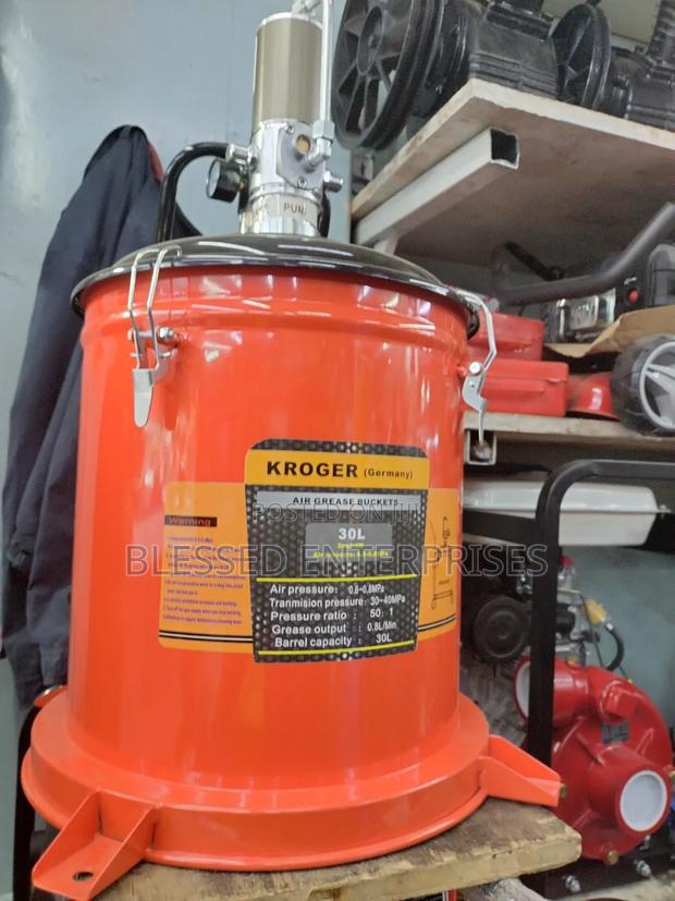 30litres Lubricant Pneumatic Grease Bucket Air Gleas Bucket