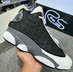 Jordan 13 Black White Sizes 40-45
