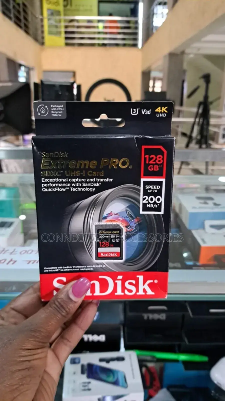 Sandisk Extreme Pro 128gb UHS-I SDXC Memory Card