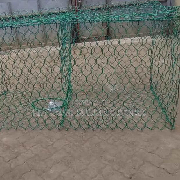PVC Coated Gabion Boxes -2×1×1 (3mm)