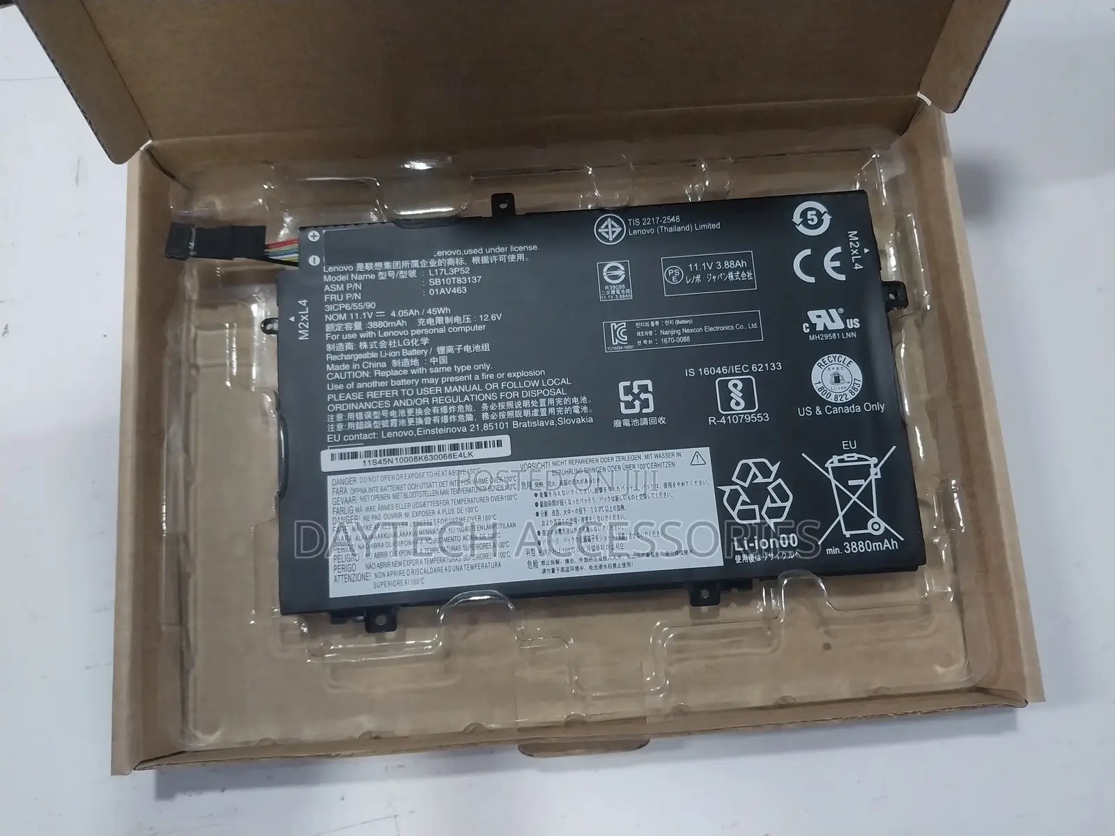 New Genuine L17l3p52 L17c3p52 L17m3p53 Battery for Lenovo