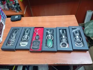 Metallic Key Chains Holder With Branded Car Logo