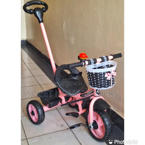 Strong Tricycle With Push Handle - main view