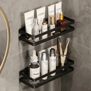 2pcs Rectangular Bathroom Shower Caddy