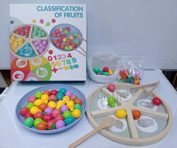 Wooden Classification of Fruits - main view