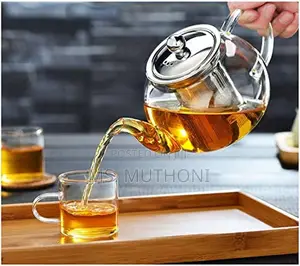 800 Ml Heat Resistant Glass Tea Pot*