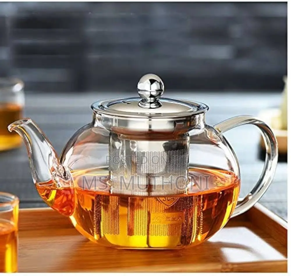 800 Ml Heat Resistant Glass Tea Pot*