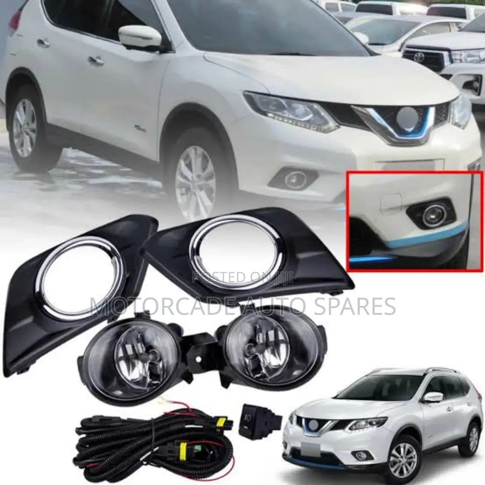 Nissan Xtrail T32 2014-2015 Fog Lights Kit Set