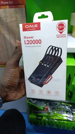 20000mah Oale Powerbank Fast Charging With Big Torch