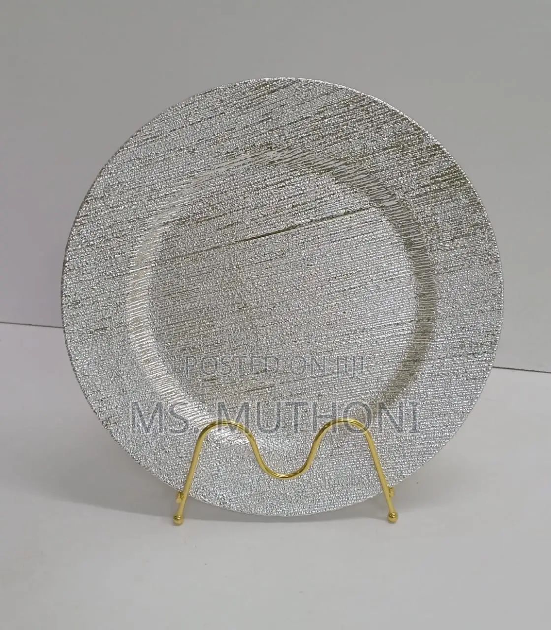 Classy Charger Plate Available
