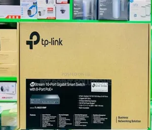 /Tp-Link Jetstream 10-Port Gigabit Smart Switch With 8 Poe+/