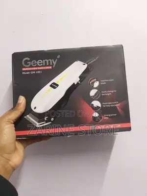 Geemy Clipper With Stainless Steel Blade Strong Power Wire