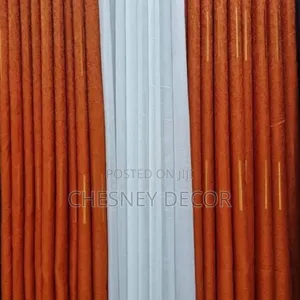 Orange Heavy Curtains